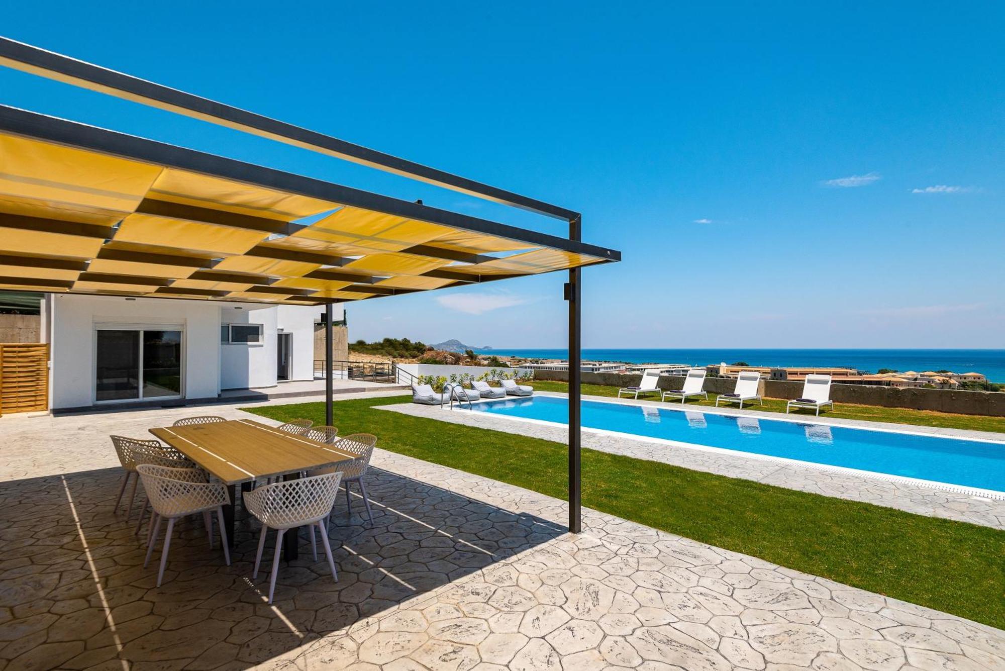Hill & Sea View Villas Kolymbia Dış mekan fotoğraf