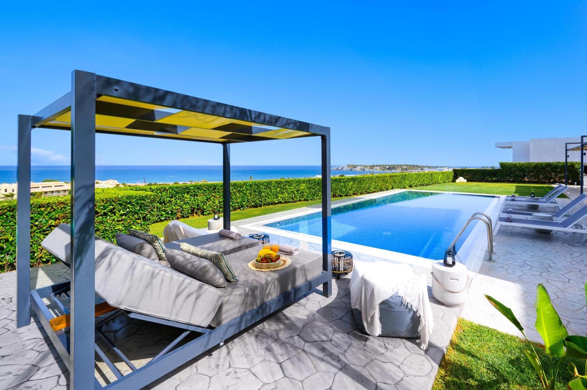 Hill & Sea View Villas Kolymbia Dış mekan fotoğraf