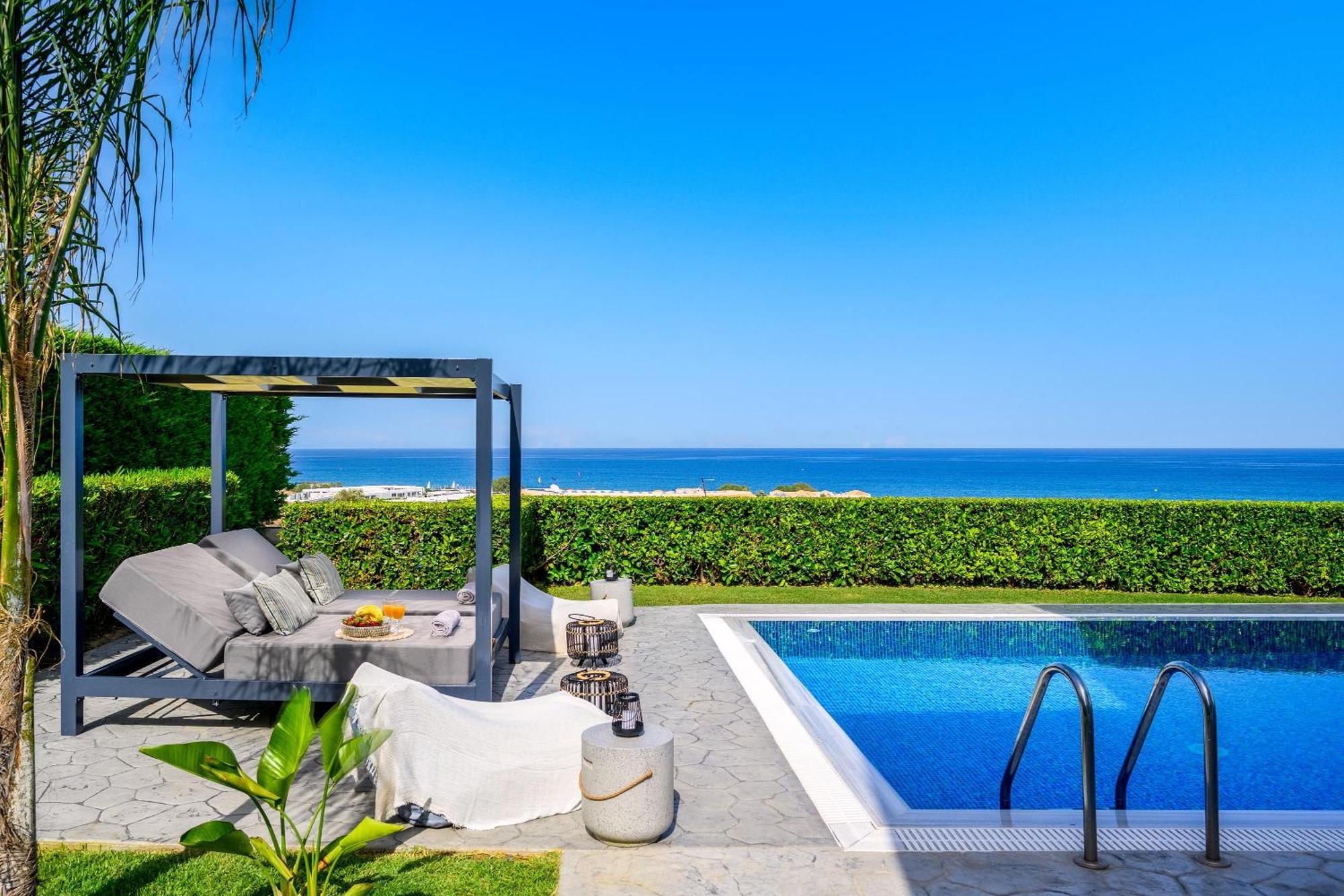 Hill & Sea View Villas Kolymbia Dış mekan fotoğraf