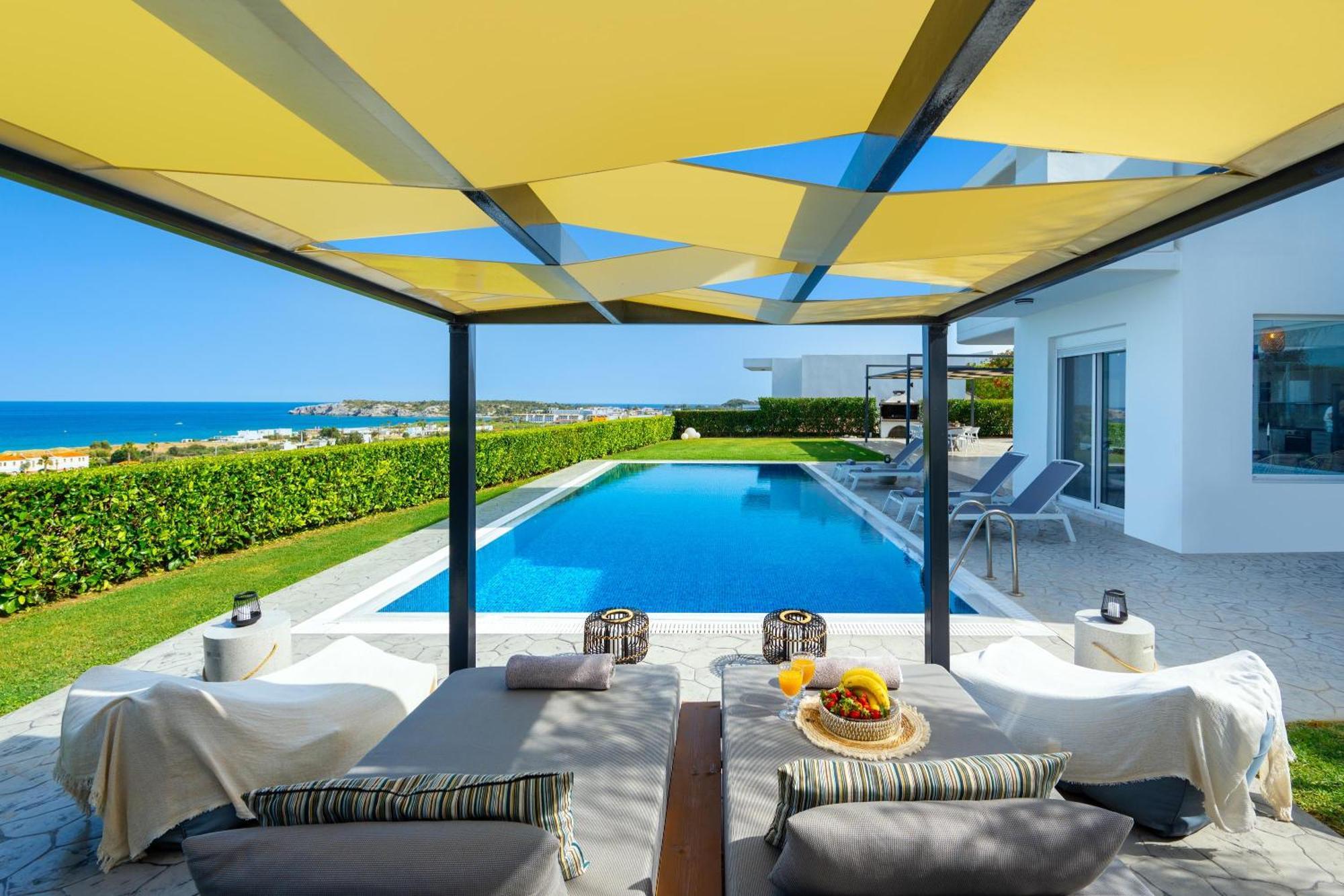 Hill & Sea View Villas Kolymbia Dış mekan fotoğraf